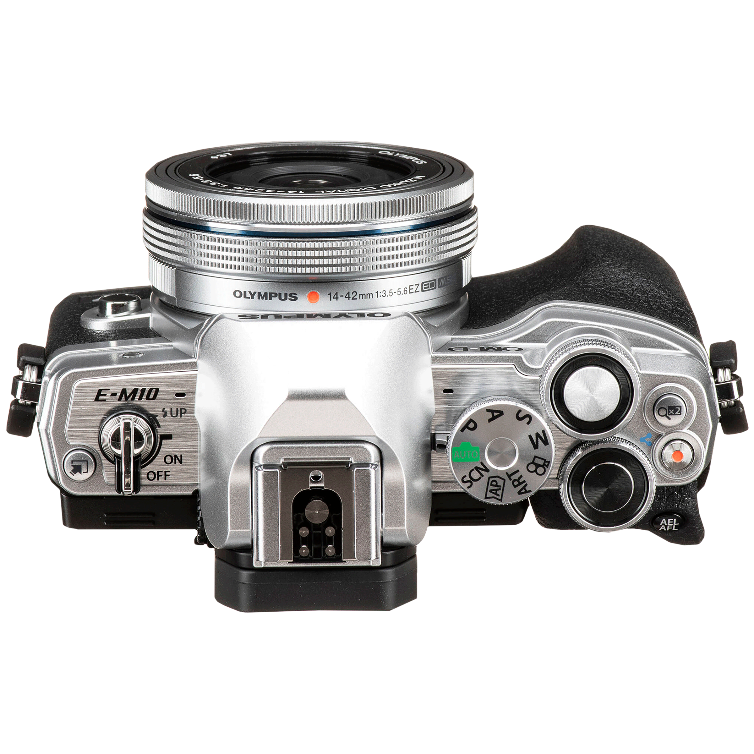 OLYMPUS OM-D E-M10 Mark IV 20.3MP Mirrorless Camera (14-42 mm Lens, 17.3 x  13 mm Sensor, Tiltable Screen)